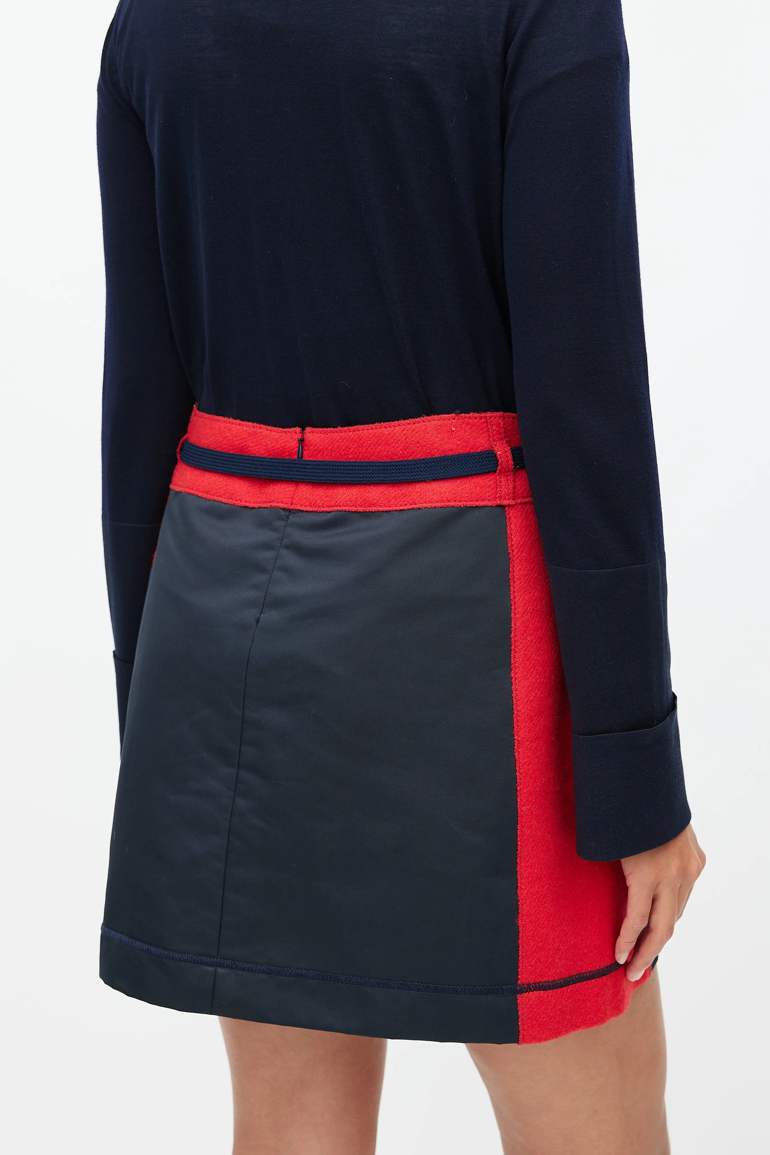 1990s Wool Drawstring Skirt