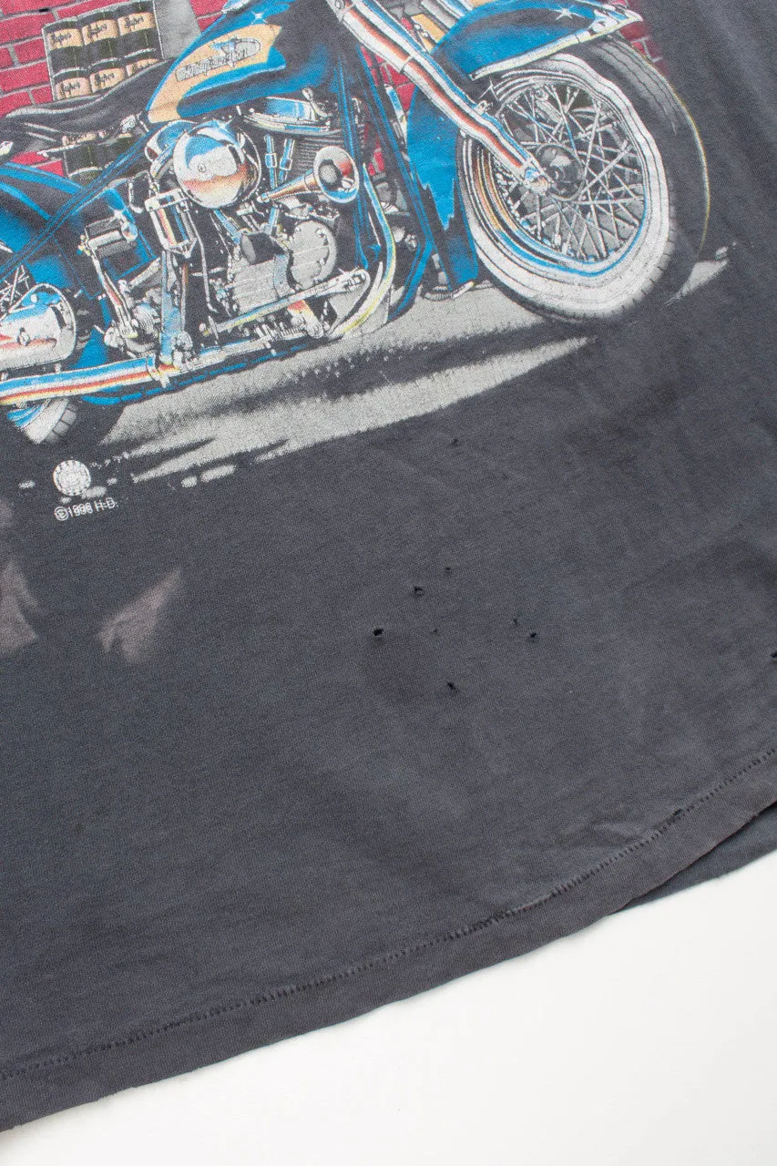 '96 Faded & Distressed Harley Davidson T-Shirt