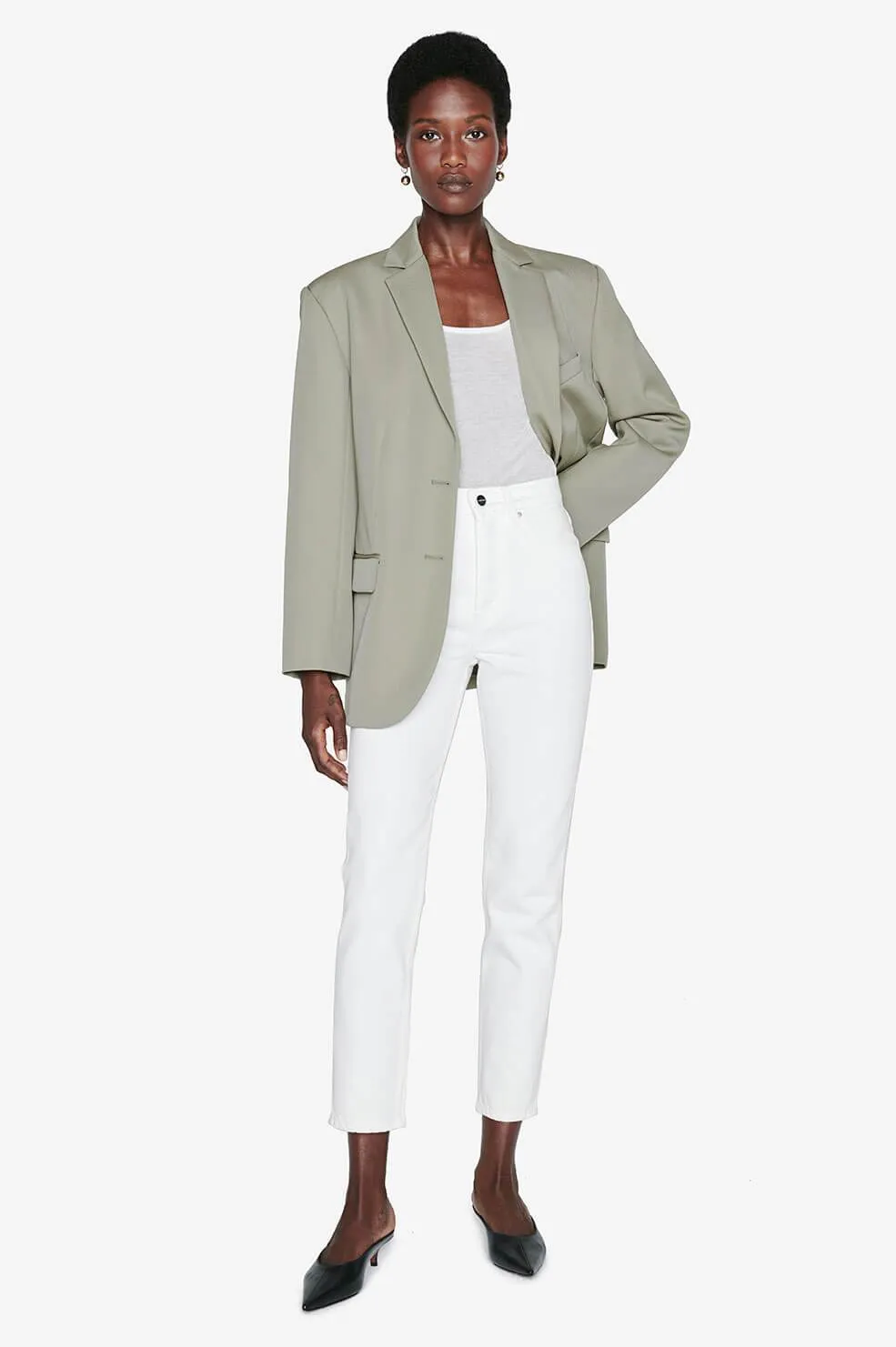 Anine Bing Sonya Jean in Off White