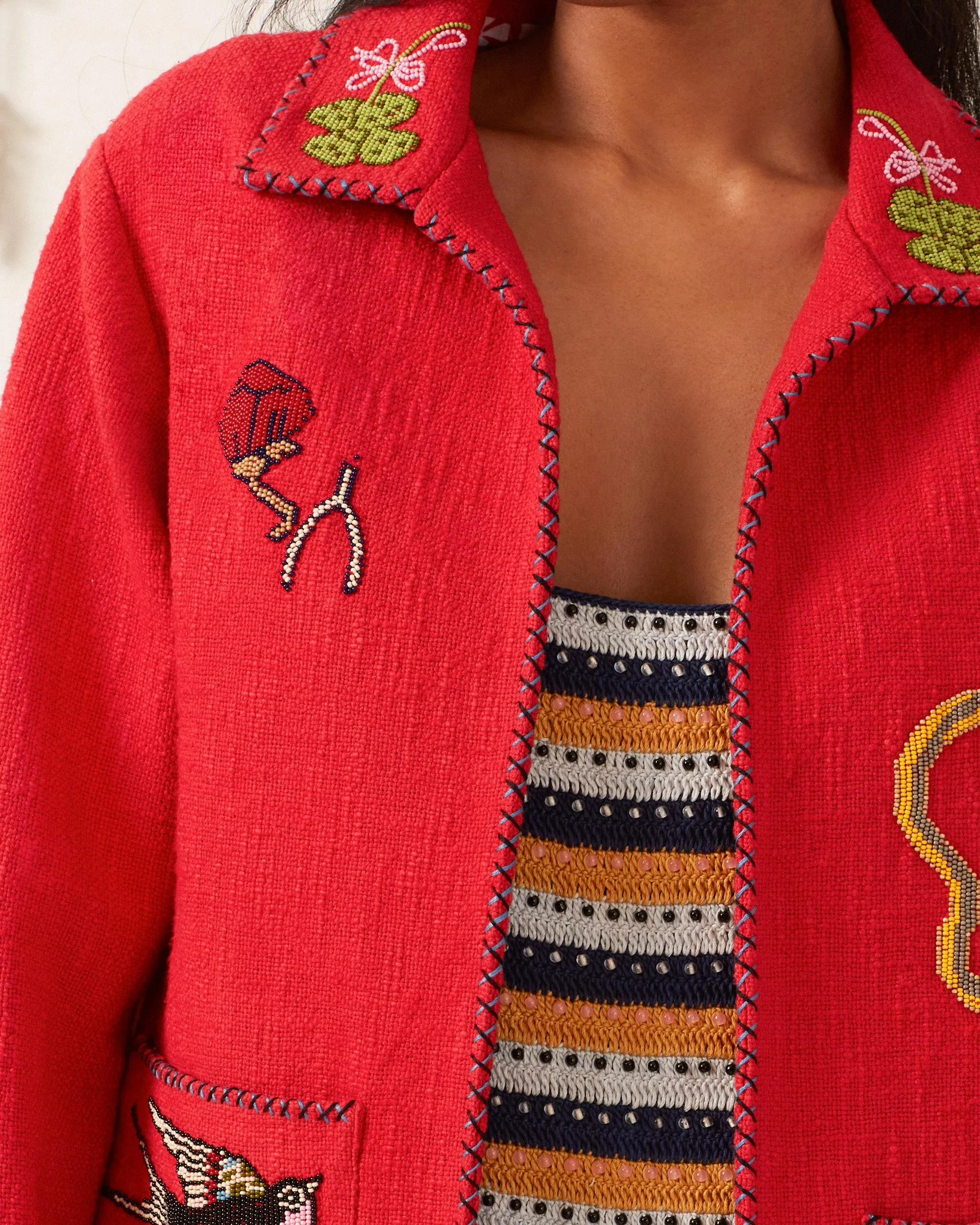 Francis Crimson Tattoo Jacket