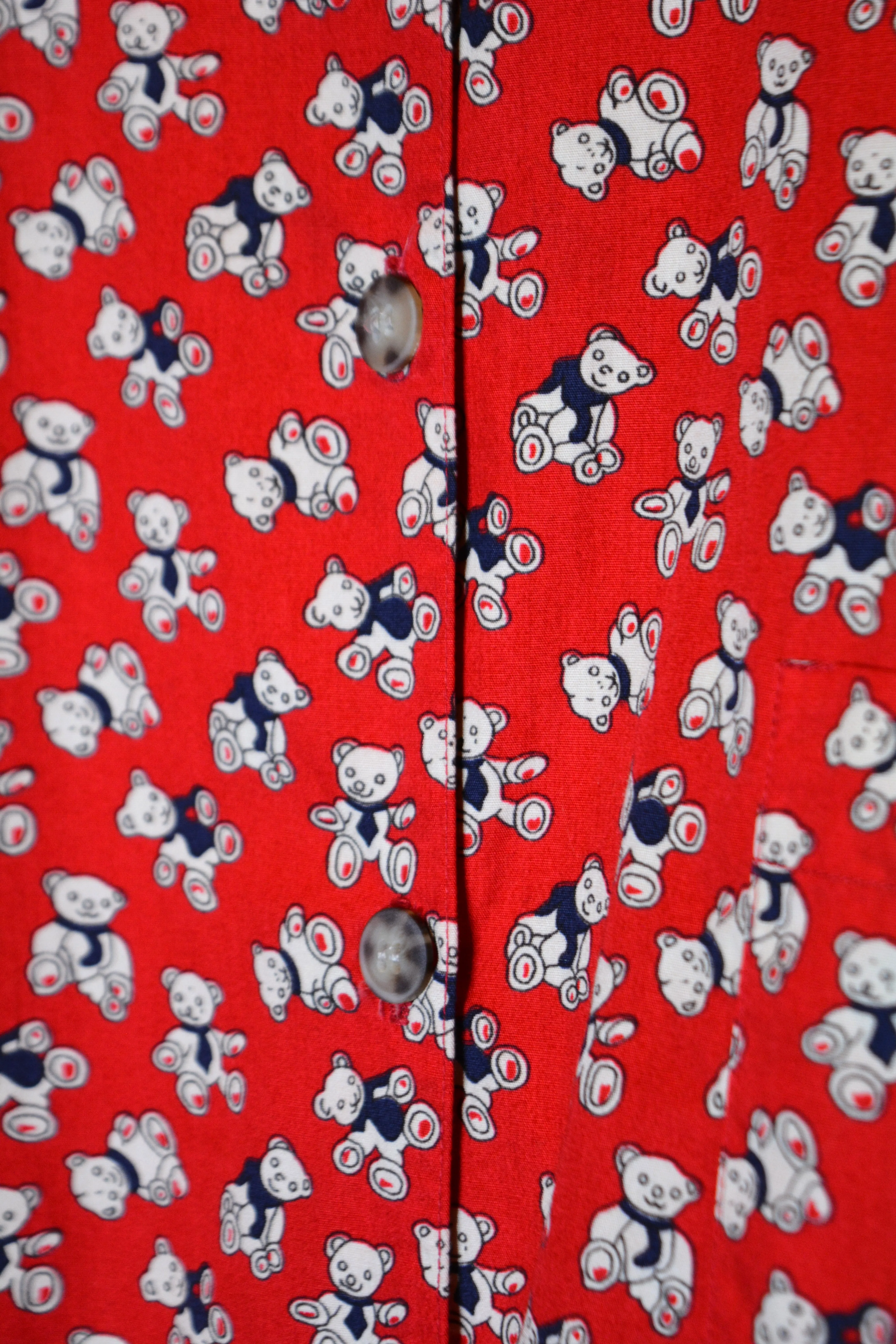 Hemd Teddy-Bear Print aus Westdeutschland