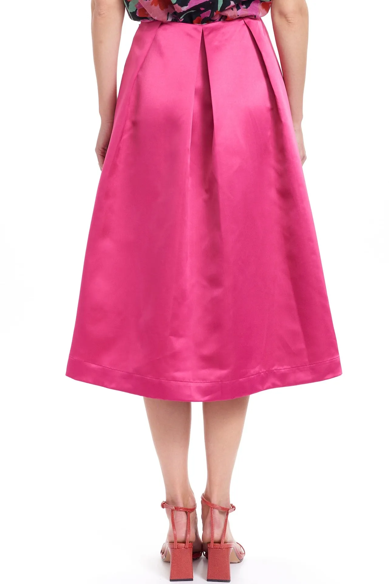 KEIKO Box Pleat Skirt - Solid