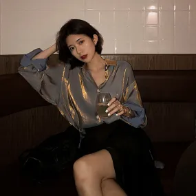 Korean Vintage Sexy Shirts
