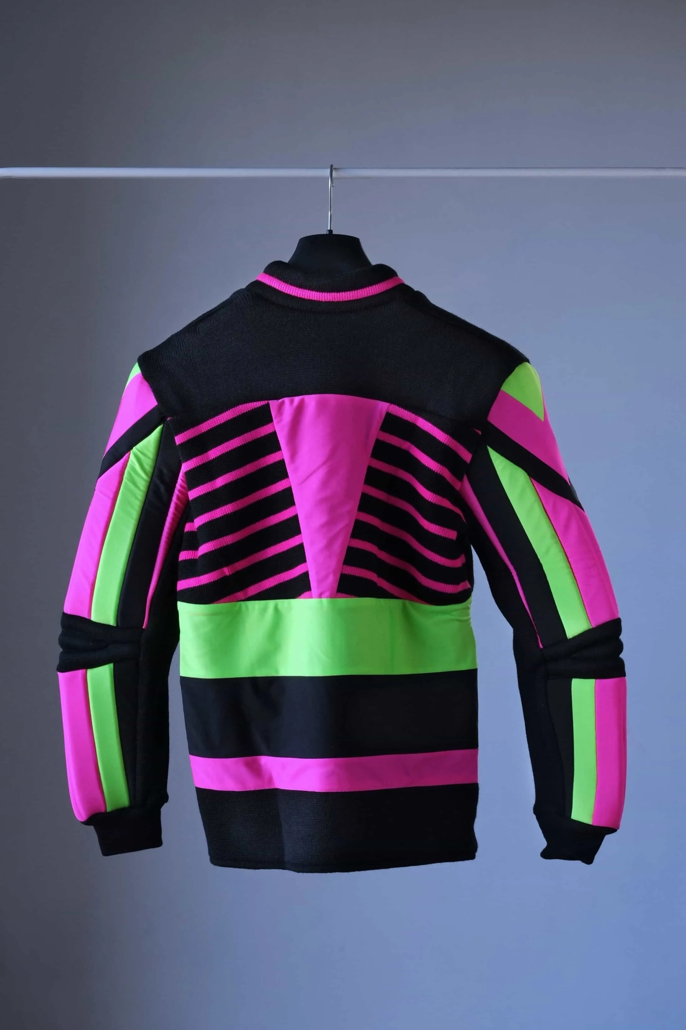 LÖFFLER Vintage 90s Slalom Ski Sweater - Padded Arms & Elbows