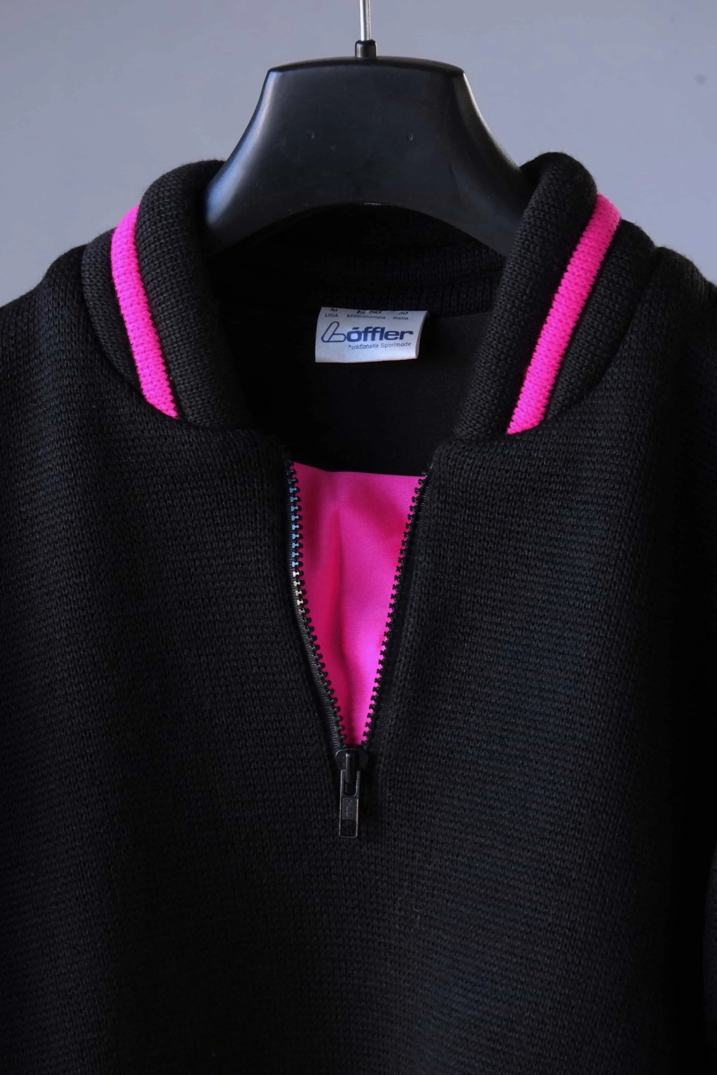 LÖFFLER Vintage 90s Slalom Ski Sweater - Padded Arms & Elbows