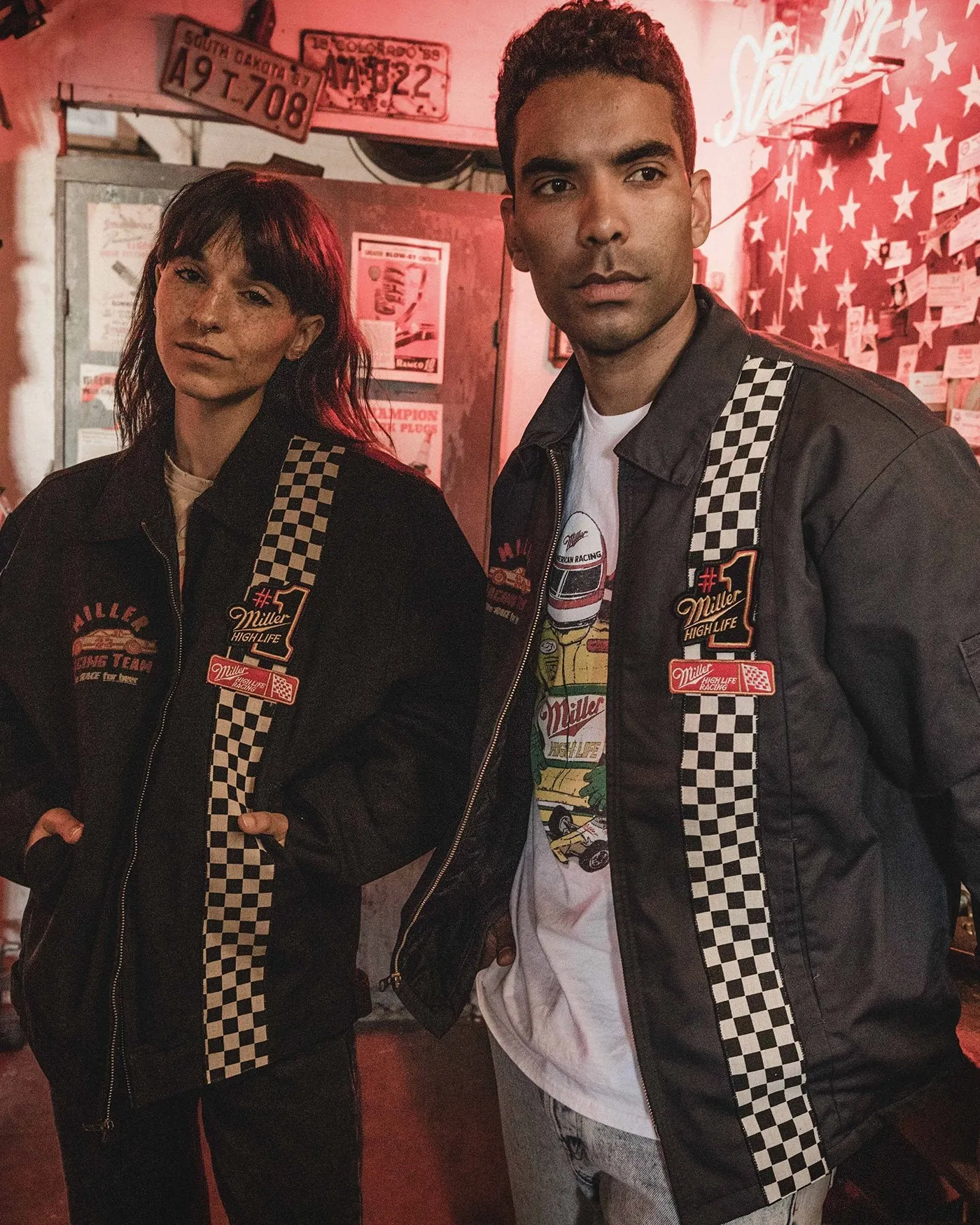 Limited-Edition Miller High Life Racing Pit Crew Vintage Revival Jacket