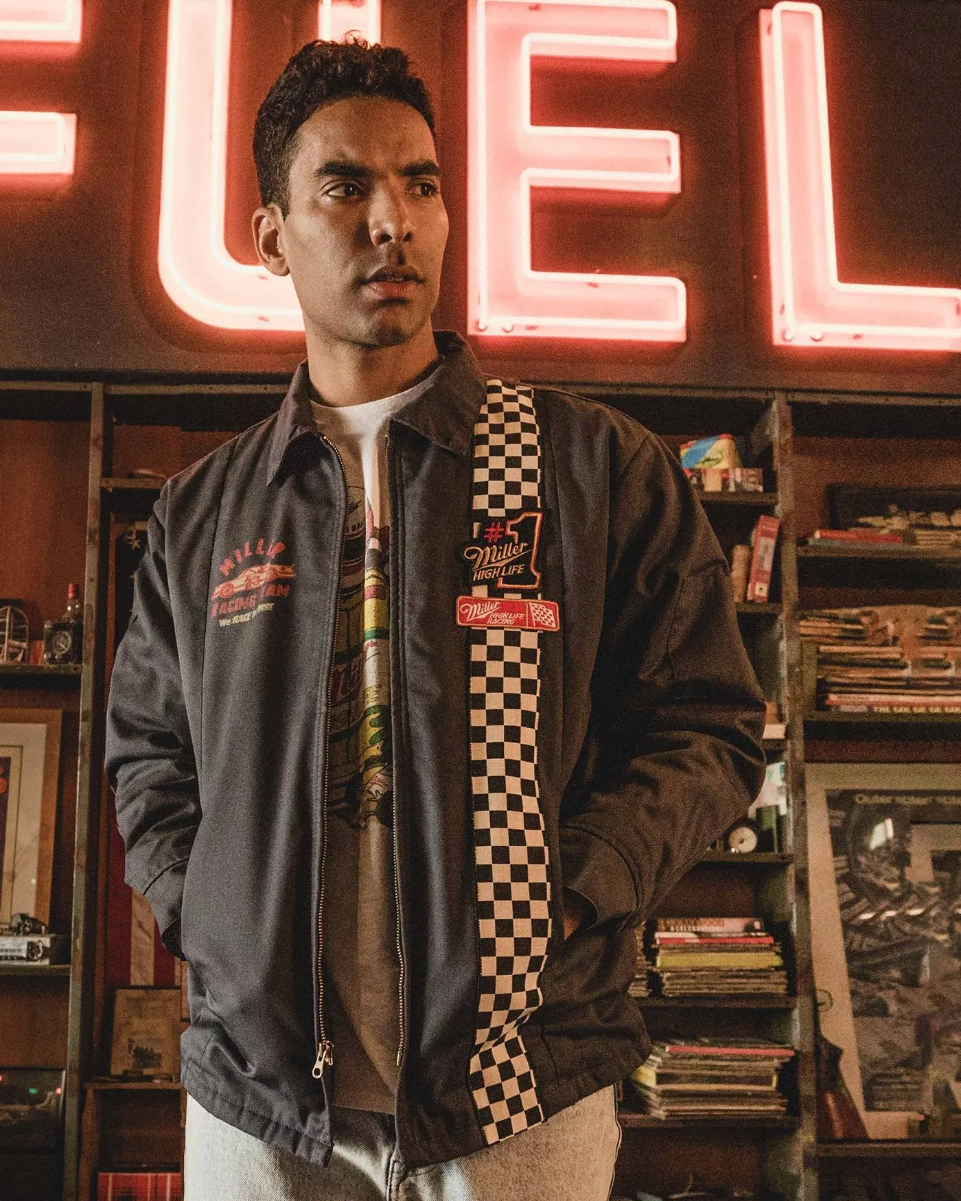 Limited-Edition Miller High Life Racing Pit Crew Vintage Revival Jacket