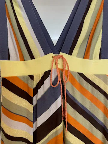 Stylish Missoni Printed Maxi Dress with Elegant Stripes for Effortless Summer Chic
