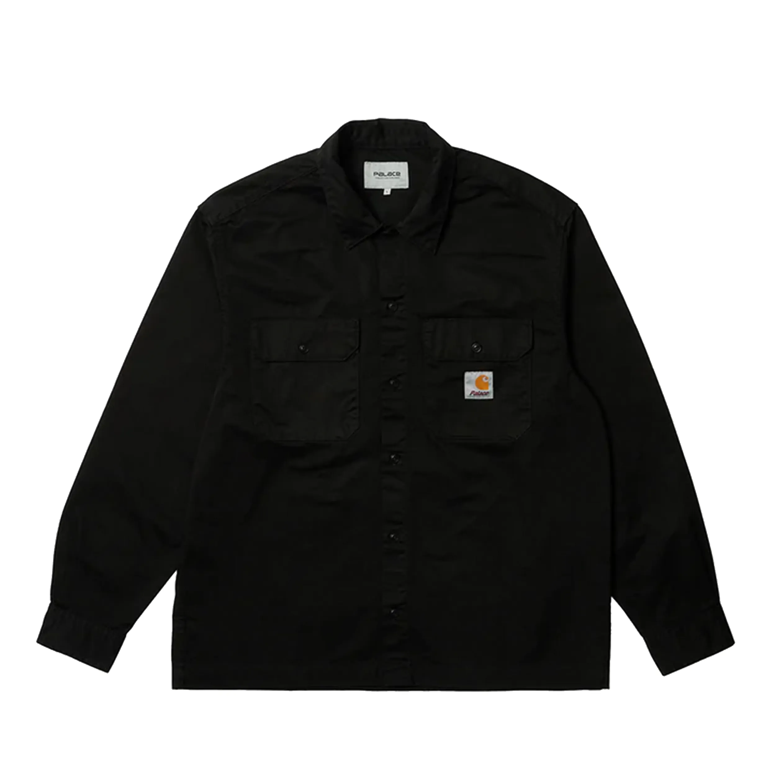 Carhartt WIP x Palace Long-Sleeve Master Shirt in Washed Black