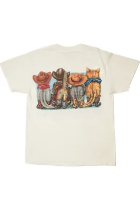 "Fort Worth, Texas" Cowboy Cats Prints Of Tails T-Shirt
