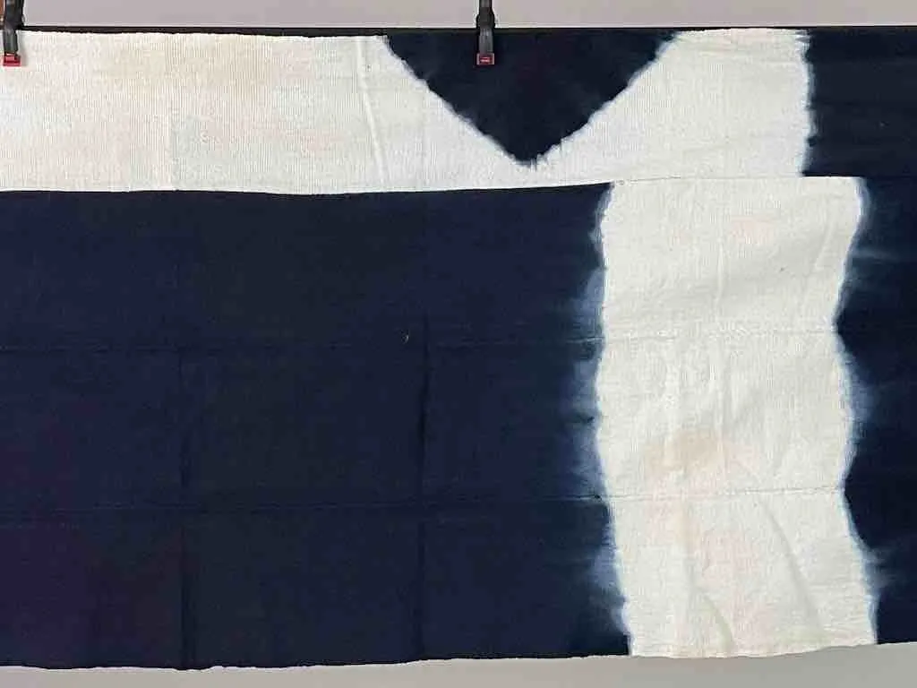 Tiv Indigo Textile Scarf Shawl Table Runner