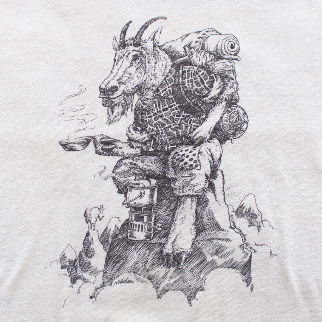 Vintage 1970s Coming Attractions Mountain Goat T-Shirt - Medium