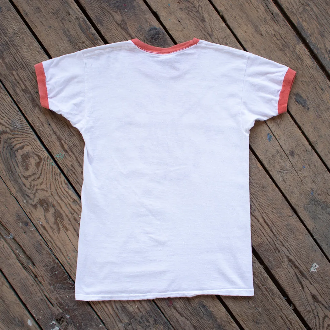 Vintage 1970s YMCA Olympic Ringer T-Shirt - Small