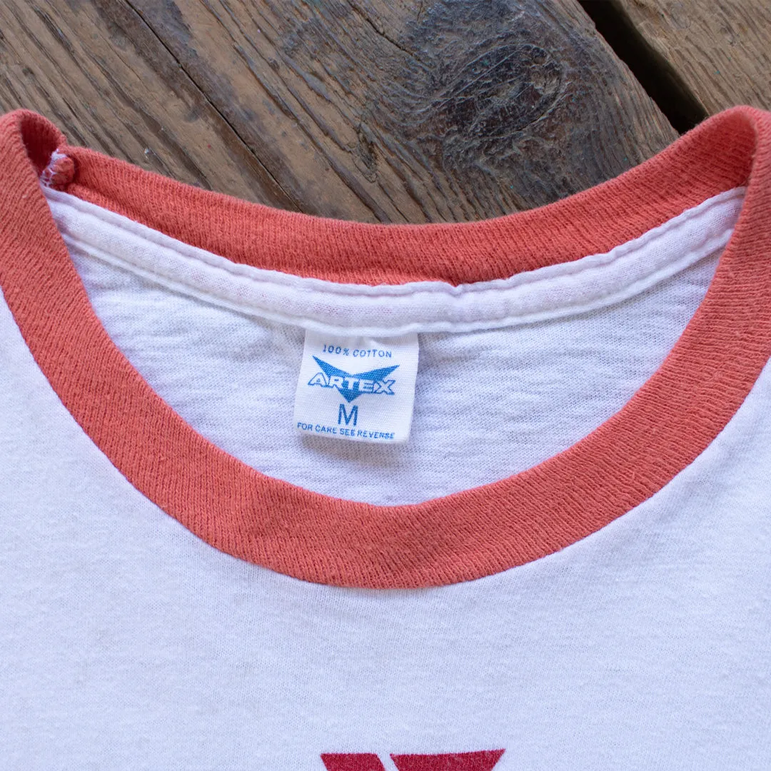Vintage 1970s YMCA Olympic Ringer T-Shirt - Small