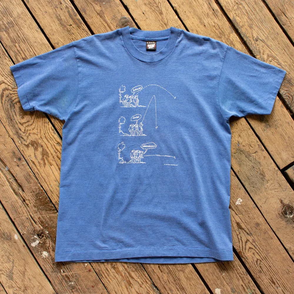 Vintage 1980s KC Royals x KC Museum Bret Saberhagen Tee - Large