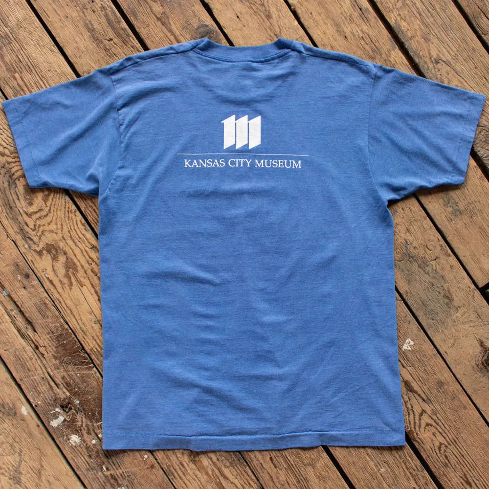 Vintage 1980s KC Royals x KC Museum Bret Saberhagen Tee - Large