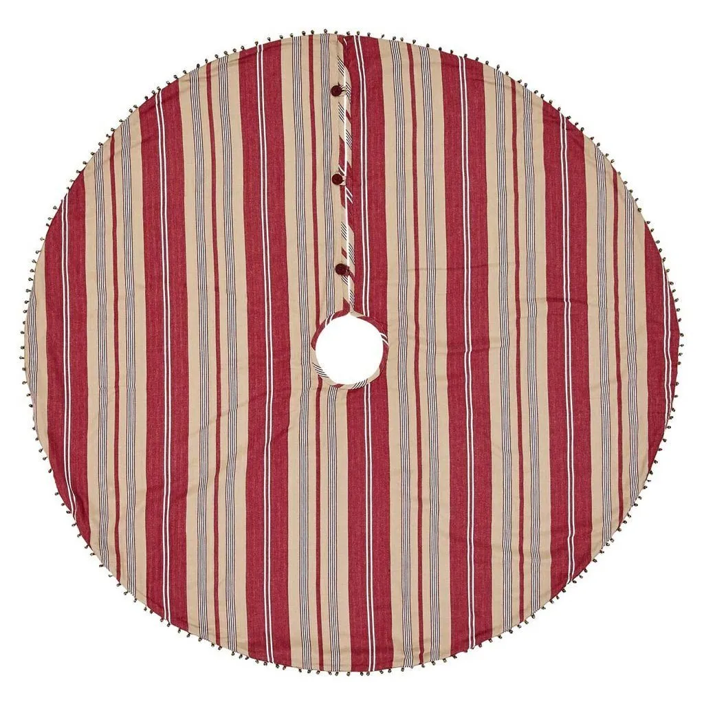 Vintage Stripe Tree Skirt 48"