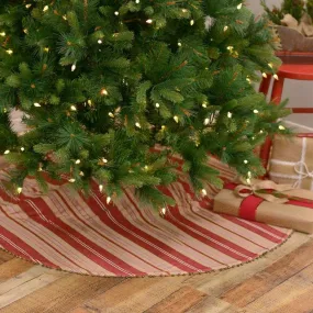 Vintage Stripe Tree Skirt 48"