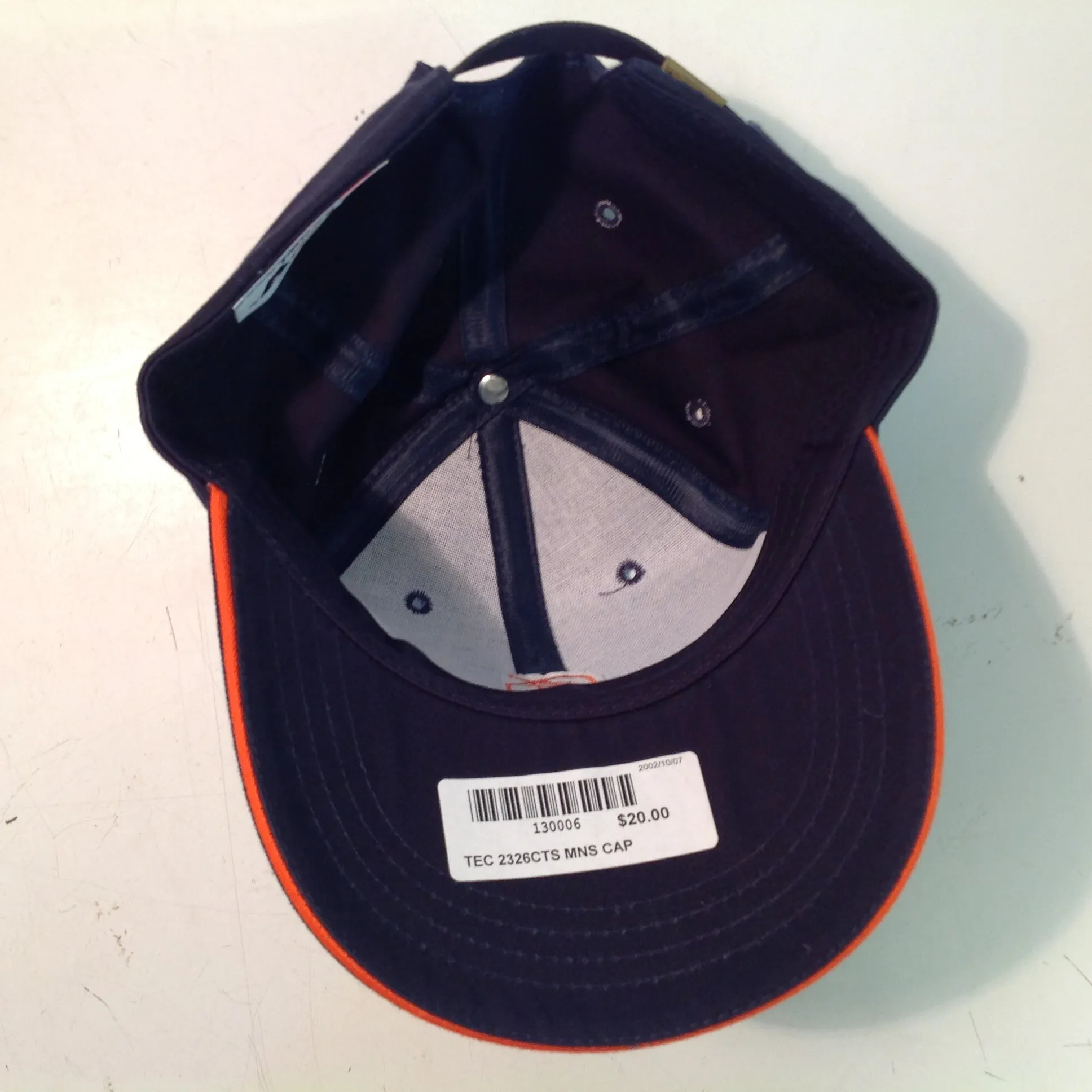 Vintage Texace Pro 98 Black with Orange Piping Mauna Lani Golf Course Hawaii Souvenir Floral Baseball Cap