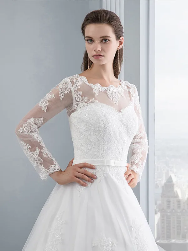 Vintage Wedding Dresses with Train